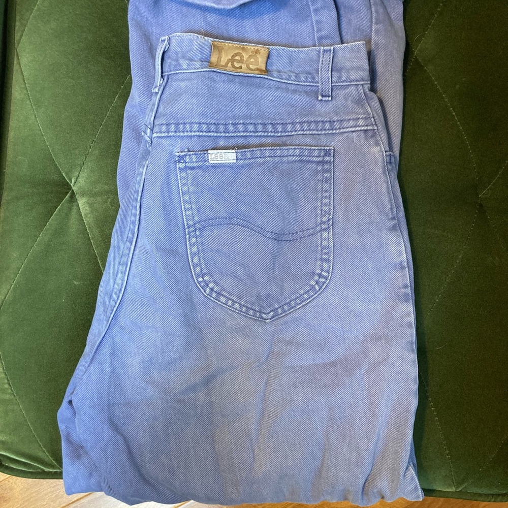 VINTAGE lavender high waisted Lee jeans - Picture 3 of 5